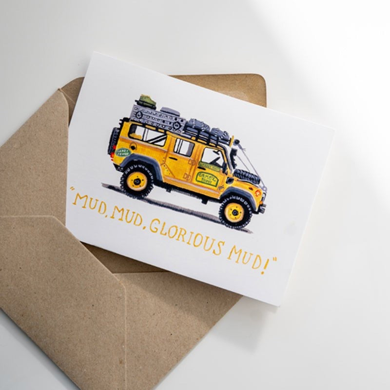 LAND ROVER THEMED CARDS