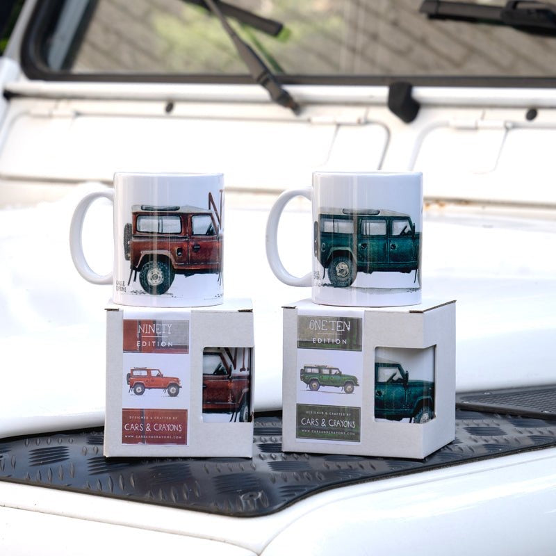 LAND ROVER THEMED MUGS