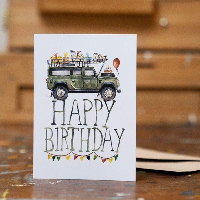 LAND ROVER THEMED CARDS