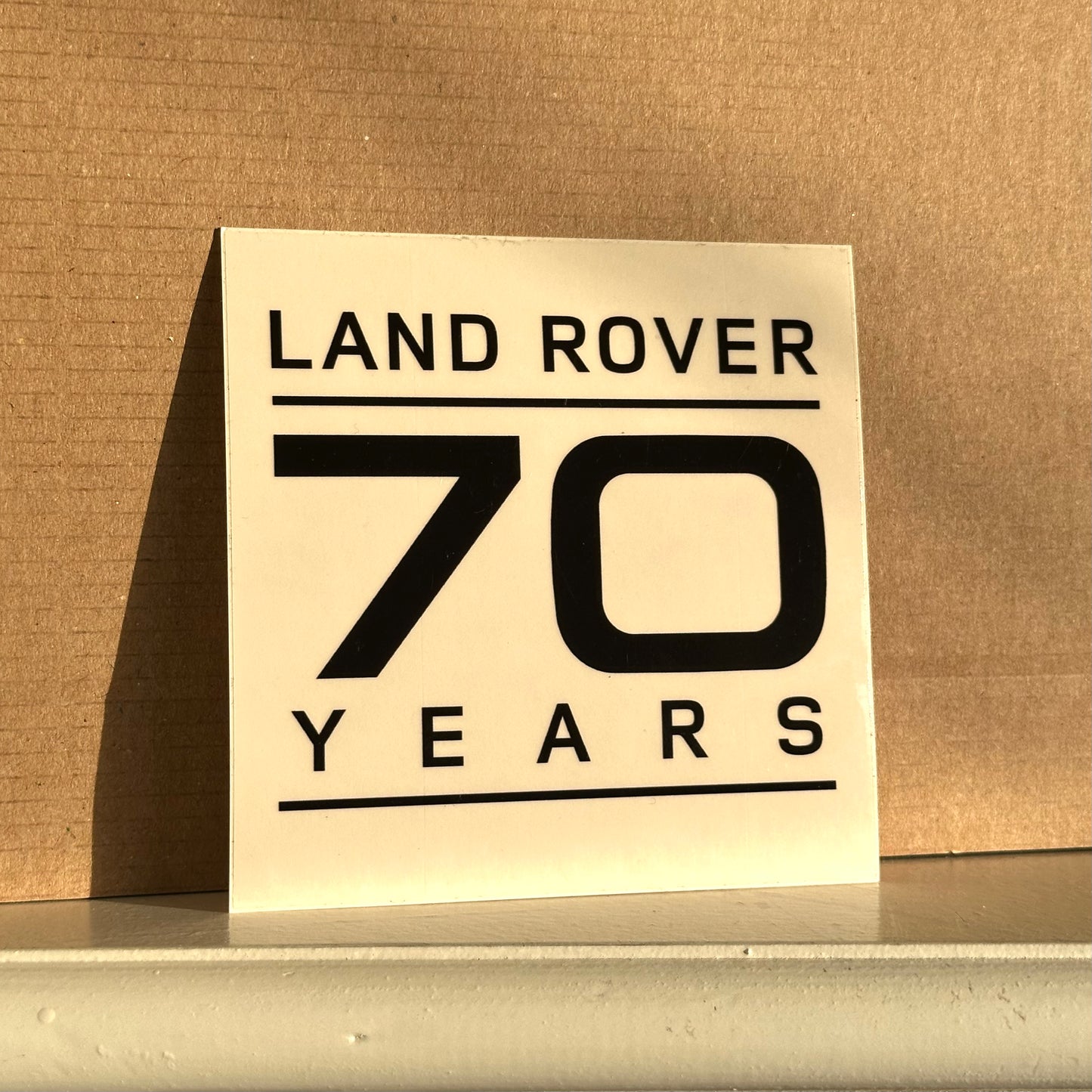 70TH ANNIVERSARY STICKER