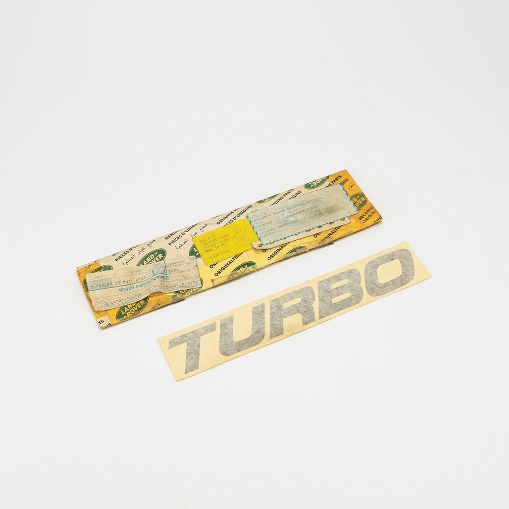 TURBO REAR DECAL TAPE